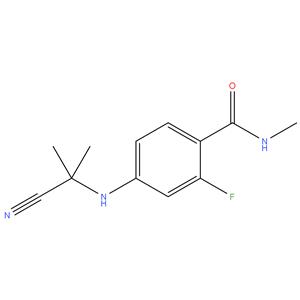 methylbenzamide
4 - ( ( 2 - Cyanopropan - 2 - yl ) amino ) -2 - fluoro - N