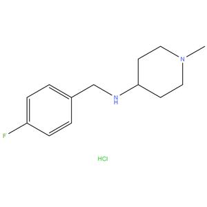 N-(4-fluorobenzyl)-1-methylpiperidin-4-amine.HCl