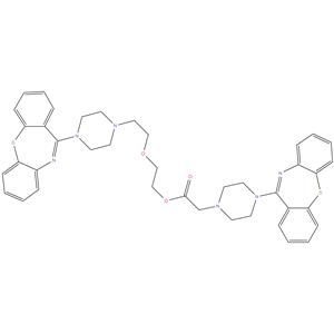 2-(2-(4-(Dibenzo[b,f][1,4]thiazepin-11-yl)piperazin-1-yl)ethoxy)ethyl 2-(4-(dibenzo[b,f][1,4]thiazepin-11-yl)piperazin-1-yl)acetate