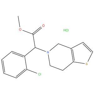 Methyl(+/-)-(o-chlorophenyl)-4,5-dihydrothieno[2,3-c]pyridine-6(7H)-acetate, hydrochloride