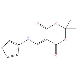 2,2-dimethyl-5-(thiophen-3-ylaminomethylene)-[1,3]dioxane-4,6-dione