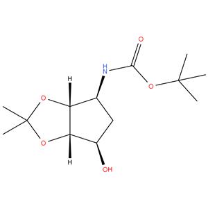 2-Methyl-2-propanyl [(3aS,4R,6S,6aR)-6-hydroxy-2,2-dimethyltetrahydro-3aH-cyclopenta[d][1,3]dioxol-4-yl]carbamate