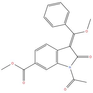 (Z)-Methyl 1-acetyl-3-(methoxy(phenyl) methylene)-2-oxoindoline-6-carboxylate