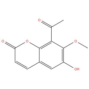 8-Acetyl-6-hydroxy-7-methoxycoumarin