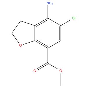 Prucalopride impurity D
Methyl 4-amino-5chloro-2,3dihydrobenzofuran7-carboxylate