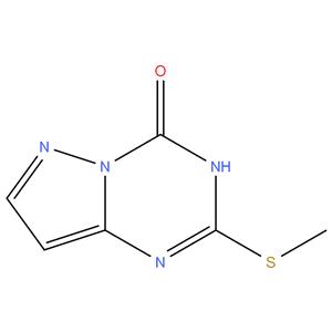 2-(Methylthio)pyrazolo[1,5-a][1,3,5]triazin-4(3H)-one