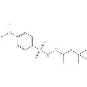 1 - Boc - 2- ( 4 - nitrobenzenesulfonyl ) hydrazine