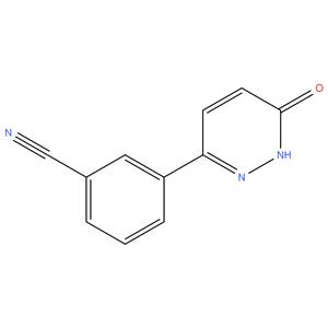 3-(6-oxo-1,6-dihydropyridazin-3-yl)benzonitrile