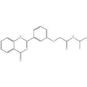 2-[3-(4-oxo-3,4-dihydroquinazolin-2-yl)phenoxy]-N-(propan-2-yl)                                      acetamide
