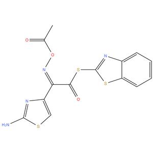 S-2-BENZOTHIAZOLYL (Z)-2-(5-AMINO-1,2,4-THIADIAZOL-3-YL)-2-METHOXYIMINO THIOACETATE