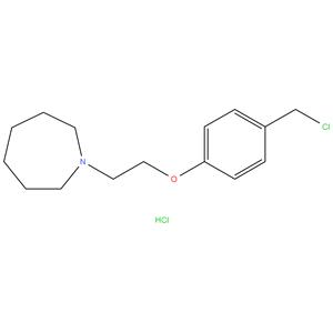 1-(2-(4-(chloromethyl)phenoxy)ethyl)azepane hydrochloride