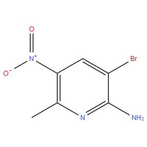 3 - bromo - 6 - methyl - 5 - nitropyridin - 2 - amine