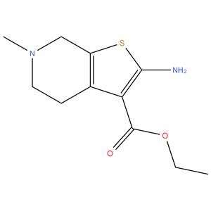 Ethyl 2-amino-6-methyl-4,5,6,7-tetrahydrothieno[2,3-c]pyridine-3-carboxylate