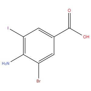 ,4-AMINO-3-BROMO-5-IODO-BENZOIC ACID