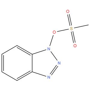 Methanesulfonic acid benzotriazol-1-yl ester