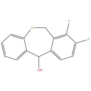 7,8-difluoro-6,11-dihydrodibenzo[b,e]thiepin-11-ol