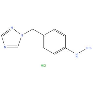 1-[(4-Hydrazinophenyl)methyl]-1H-1,2,4-triazole hydrochloride