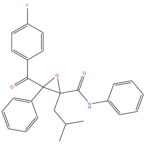 3-(4-Fluorobenzoyl)-2-(2-methylpropyl)-N,3- diphenyloxirane-2-carboxamide