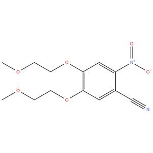 4,5-Bis(2-methoxyethoxy)-2-nitrobenzonitrile