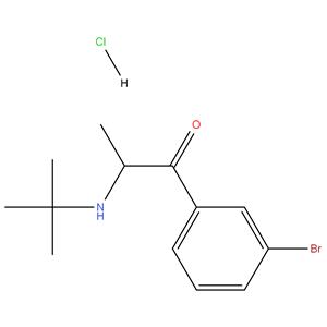 2-(tert-butylamino)-3'-bromopropiophenone hydrochloride