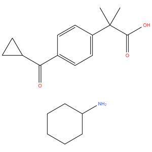 2-(4-(Cyclopropylcarbonyl) phenyl) 2-methylpropionic acid CHA salt