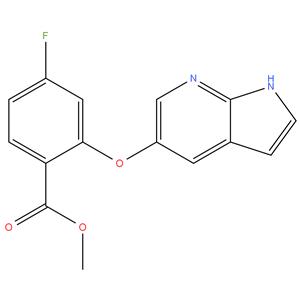 Methyl 2-[(1H-pyrrolo[2,3-b]pyridin-5-yl)oxy]-4-fluorobenzoate