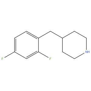 4-[(2,4-difluorophenyl)methyllpiperidine