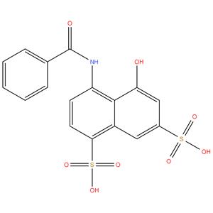 4-Benzamido-5-hydroxy-1,7-naphthalenedisulfonic acid