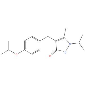 4-(4-Isopropoxybenzyl)-1-isopropyl-5-methyl-1H-pyrazol-3(2H)-one