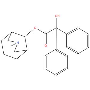 Hydroxy-diphenyl-acetic acid 1-methyl-piperidin-4-yl ester