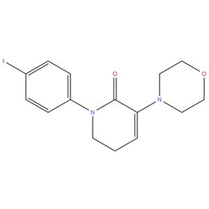 N-(4-Iodo)phenyl-3-morpholino-5,6- dihydro-2H-pyridin-2-one