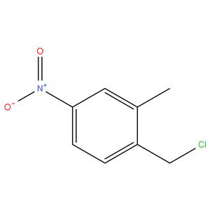 1- ( chloromethyl ) -2 - methyl - 4 - nitrobenzene
