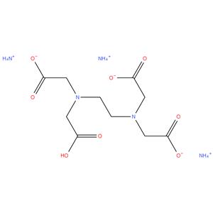 Triammonium hydrogen ethylenediaminetetraacetate