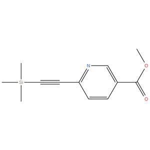 methyl 6 - ( ( trimethylsilyl ) ethynyl ) nicotinate