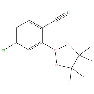 4-chloro-2-(4,4,5,5-tetramethyl-1,3,2-dioxaborolan-2-yl)benzonitrile