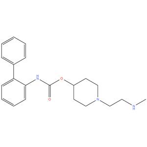 1-(2-(methylamino)ethyl) piperidin-4-yl [1,1'-biphenyl]-2-ylcarbamate