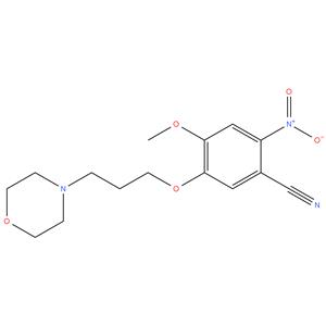 4-Methoxy-5-[3-(4-morpholinyl)propoxy]-2-nitrobenzonitrile