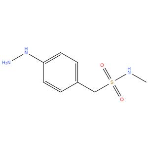 4-Hydrazino-N-methylbenzenemethanesulfonamide