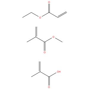 Ethyl acrylate, methyl methacrylate, methacrylic acid polymer