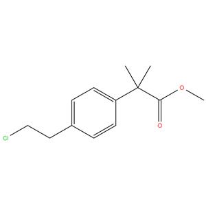 Methyl-2-(4-(2-Chloro ethyl phenyl)-2-Methyl Propanoate