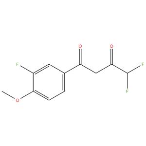 4,4-Difluoro-1-(3-fluoro-4-methoxyphenyl)butane-1,3-dione