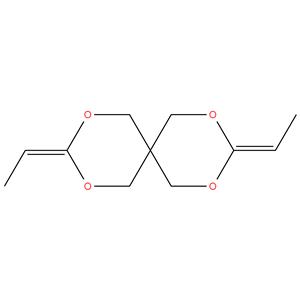 3,9 - diethylidene - 2,4,8,10 - tetraoxaspiro [ 5.5 ] undecane