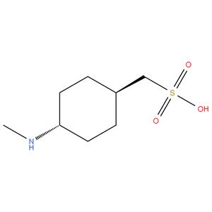 4-(methylamino)cyclohexyl)methanesulfonic
acid