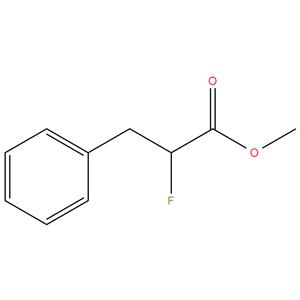 Benzenepropanoic acid, α-​fluoro-​, methyl ester