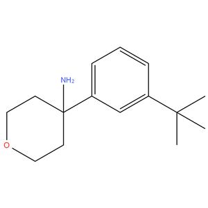 4-(3-tert-butylphenyl)tetrahydro-2Hpyran-4-amine