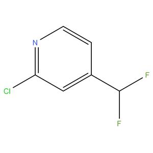 2 - chloro - 4- ( difluoromethyl ) pyridine