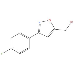 5-(BROMO METHYL)-3-(4-FLUORO PHENYL) ISOXAZOLE