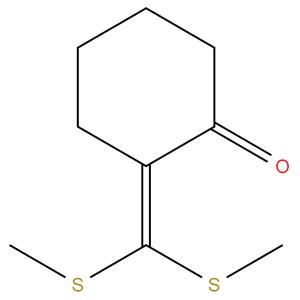 2-(bis-methylsulfanyl-methylene)-cyclohexanone