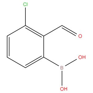 (3-Chloro-2-formylphenyl)boronic acid