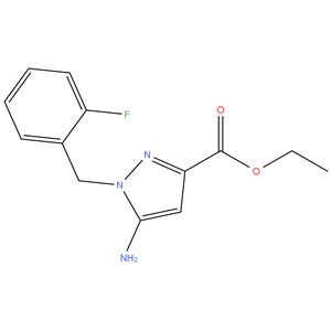 Ethyl 5-amino-1-(2-fluorobenzyl)-1H-pyrazole-3-carboxylate